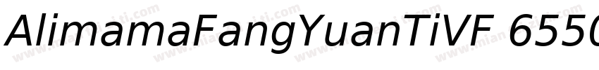 AlimamaFangYuanTiVF 655000wght 90字体转换